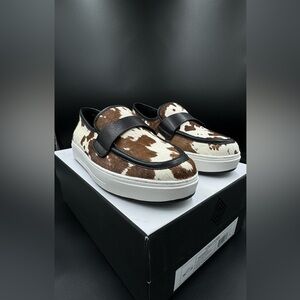 Donal Pliner Richieeh Cow Print Haircalf Shoes